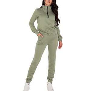 Survêtement d'hiver à capuche pour femmes avec logo personnalisé ensemble deux pièces avec rayures latérales décontracté grande taille 3XL - Product Image 1