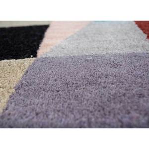 Alfombra Acar Leq-70(Md) Hecha a Mano con Lana y Viscosa, Diseño Geométrico Clásico para Hogar y Pasillo, Estilo Rectangular, Grosor de 10 mm - Product Image 3