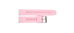 JD467 Unisex Sports <b>Watch</b> Band Lightweight Breathable Water-Resistant Pink Soft Silicone 20-22mm Stainless Steel Buckle <b>Watch</b> - Product Image 4