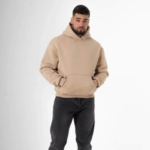 Sudadera con capucha de gran tamaño de alta calidad para hombres y mujeres, estilo Hip Hop informal bordado, ropa de calle con estampado de pantalla francesa térmica - Product Image 2