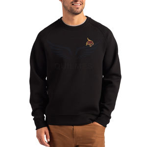 Wholesale Men’s Premium <b>Black</b> Crewneck <b>Sweatshirt</b> Custom Logo Pullover Cotton Fleece Casual Streetwear <b>Sweatshirt</b> - Product Image 5