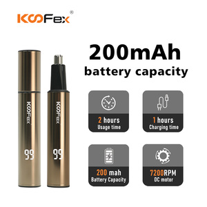 KooFex KF-7620 gli uomini professionisti usano i <span class=keywords><strong>peli</strong></span> del <span class=keywords><strong>naso</strong></span> rimuovono IPX4 impermeabile Mini dimensioni USB ricarica 7200RPM <span class=keywords><strong>naso</strong></span> Ttrimmer - Product Image 3