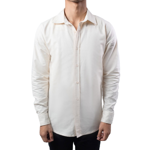 Camisa Casual de Manga Larga para Hombre, Corte Moderno, Suave y Transpirable, Teñido Liso, 100% Algodón Ecológico, Estilo Urbano, Comodidad Durante Todo el Día - Product Image 3