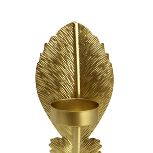 Soportes de velas de Metal dorado antiguo de lujo al por mayor, artesanía HF, decoración del hogar de lujo para el Día de San Valentín, iluminación de Navidad - Product Image 5