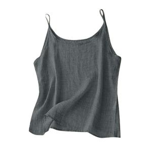 Nuevo Top Deal para mujer sin mangas tejido cuello redondo Tank Cami Color sólido alta calidad Hogar y cómodo vestido hecho en Bangladesh - Product Image 3