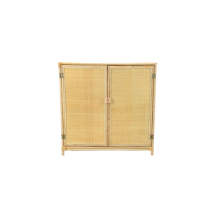 Elegante Mueble de Ratán Cuadrado Tradicional, Mueble de Almacenamiento Amplio y Estilizado para Casa, Villa, Hotel, Apartamento - Product Image 3