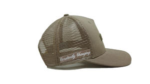 Sombrero de camionero de malla estructurada de 5 paneles con logotipo bordado 3D personalizado, estilo de moda para adultos, hecho en Injae Vina - Product Image 3