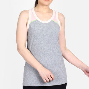 Camiseta sin mangas sostenible personalizada para mujer, ropa de verano informal ajustada, ropa anticontracción de talla grande de algodón/fibra de bambú - Product Image 1
