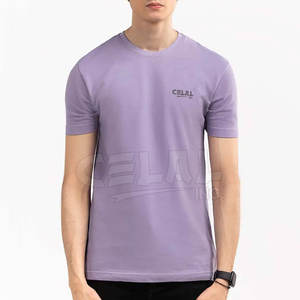 Camiseta de sublimación para hombre, prenda de vestir, de gran tamaño, lisa y ligera, con logotipo personalizado, de Color sólido, duradera - Product Image 2