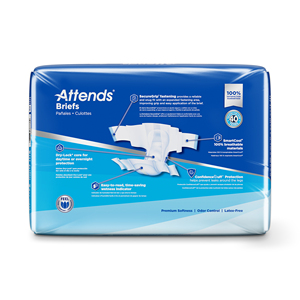 Culottes absorbantes Attends, absorption maximale, taille LARGE. Sac 24. Couches jetables pour adultes (hommes/femmes) pour l'incontinence (taille 44"-58") - Product Image 2