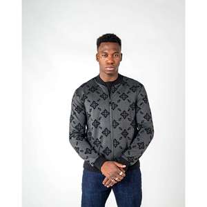 Imperio Shop slim fit giacca Jacquard Bomber taglia S slim da uomo - Product Image 3