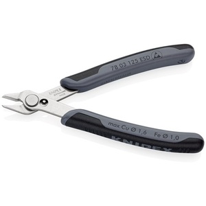 Pince coupante diagonale électronique KNIPEX Super-Knips polie, longueur 125 mm, forme 0, à facettes - Product Image 5