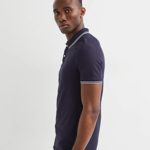 Personalizada de manga larga Multicolor Plain Fitted Golf para los hombres de Polo camiseta de poliéster de alta calidad con patrón sólido último diseño - Product Image 3