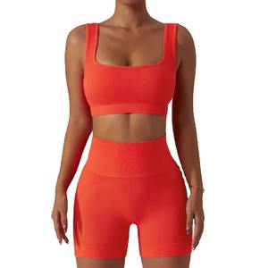 Chándal de patrón sólido transpirable para mujer a la moda, ropa de calle con cierre de cintura elástica, conjuntos cómodos - Product Image 2
