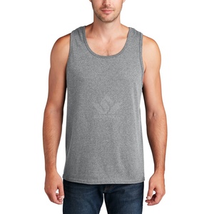 Débardeur de volley-ball personnalisé pour homme, bleu marine, sans manches, col rond, évacuation de l'humidité, séchage rapide, couleur unie, gilet de sport pour adulte - Product Image 3