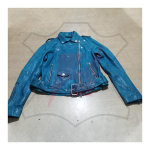 Chaqueta de Cuero Genuino para Mujer, Diseño y Color Personalizados, Chaquetas de Cuero para Mujer Adulta a Precio de Mayoreo - Product Image 1