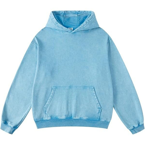 Sweat à capuche personnalisé 100% coton de haute qualité délavé à l'acide pour hommes pull grande taille avec impression de logo personnalisé pour l'hiver - Product Image 4
