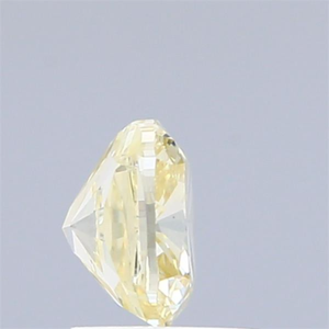 Diamant de laboratoire de forme carrée coussin, jaune clair fantaisie, clarté VS, taille excellente, certifié IGI, diamant non monté pour bijoux - Product Image 2