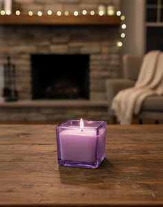 กล่องเทียนแก้วทรงสี่เหลี่ยมแบบกำหนดเอง/โลโก้แบรนด์ ในราคาที่ดีที่สุด พร้อมเทียนคุณภาพเยี่ยมสำหรับตกแต่งบ้าน โรงงาน OEM ขายส่ง - Product Image 2