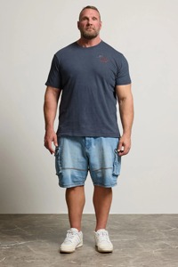 T-shirt streetwear graphique personnalisé grande taille pour hommes DTG imprimé coton lourd 220 grammes poids du tissu OEM/ODM Bangladesh - Product Image 2