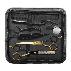 Haut de notre kit de ciseaux de coupe de cheveux de production pour salon/produit disponible en ciseaux de coiffeur de qualité supérieure fabriqués au Pakistan - Product Image 3