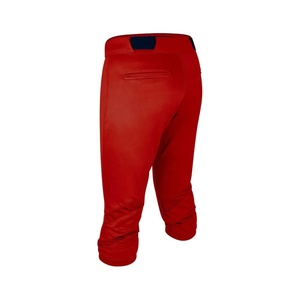 Pantalones de softball deportivos con cremallera para mujer Pantalones de softball para mujer con parte inferior elástica con paneles de malla para máxima comodidad - Product Image 2