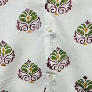 Chemise décontractée en coton à imprimé floral pour garçons Cool Kids avec col |   Chemise à manches courtes boutonnée pour l'été - Product Image 2