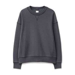 เสื้อสเวตเชิ้ต100% โอเวอร์ไซส์ผ้าคอตตอนล้างออกได้ระบายอากาศได้ดีผ้าแห้งเร็วเสื้อสเวตเชิ้ตโชว์ไหล่แบบปล่อยชายโลโก้ตามสั่ง - Product Image 6