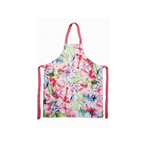 ผ้ากันเปื้อนปักลายใบไม้ผ้าฝ้าย100% สำหรับผู้หญิงร้านกาแฟชุดใส่ในครัวดีไซน์เส้นขยุกขยิก - Product Image 6