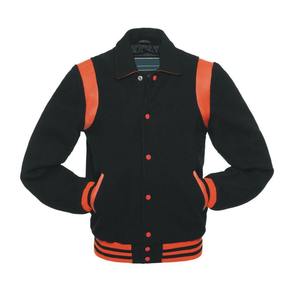 Veste de baseball en jersey de laine et cachemire personnalisée, tissée, coupe-vent, brodée, à capuche, avec design personnalisé - Product Image 4