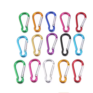 Prix usine en gros métal Clip <span class=keywords><strong>sac</strong></span> pièces <span class=keywords><strong>porte</strong></span> extérieure sport bouteille d'eau crochet 5 cm <span class=keywords><strong>gourde</strong></span> forme aluminium mousqueton <span class=keywords><strong>porte</strong></span>-clés - Product Image 2