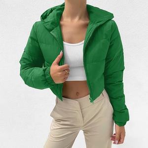 Meilleure vente en gros Veste en duvet Veste matelassée de créateur personnalisée de haute qualité à capuche pour femmes - Product Image 3