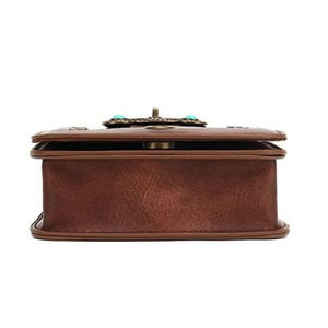 Sac de pochette médiéval en cuir marron rustique pour vêtements de la Renaissance et jeux de rôle historiques fabriqués avec du cuir véritable durable - Product Image 6