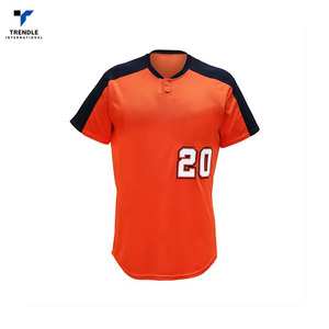 Tenues de baseball sur mesure respirantes 100 % polyester pour hommes avec poches - Vêtements d'équipe professionnels Couleurs et logos personnalisés - Product Image 2