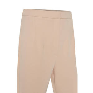Pantalones de Lona de Cintura Alta y Pierna Ancha para Mujer con Laterales Elásticos - Product Image 2