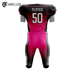 Uniforme de fútbol americano de diseño único de alta calidad transpirable y de talla grande disponible a precio mayorista - Product Image 6