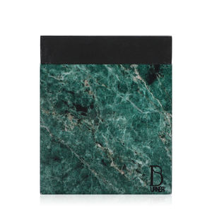 Brûleur Bakhoor en marbre vert avec maille résistante à la chaleur et pince à épiler noire Porte-encens Oud moderne - Product Image 2