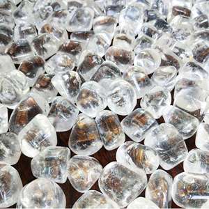 หินควอตซ์ใสธรรมชาติแบบกลิ้งได้ทำเครื่องประดับคริสตัลสำหรับทำจากเงินและการรักษาสุขภาพ - Product Image 2