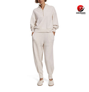 Casual Latest Design Hoodie for Women in Premium Quality Half <b>Zip</b>-up Hoodies - Product Image 1