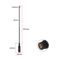 Antenne flexible omnidirectionnelle personnalisée en usine 433 MHz 6 dBi 391 mm SMA mâle pour module ISM