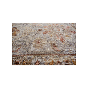 Alfombra de Lana Anudada a Mano Erbe, Color Taupe Medio/Dorado Medio, Patrón de Medallón 3D, Suave, 9x12 pies, para Sala de Estar, Pasillo, Entrada - Product Image 3