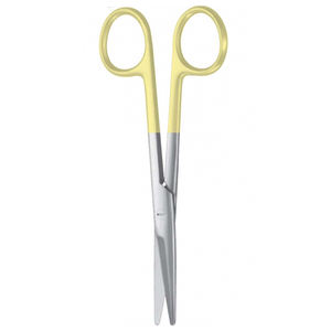 Best Quality Surgical Scissor Half Gold Mayo Blunt Tip <b>Sand</b> Finish Operation Room Surgery TC Scissor - Product Image 5