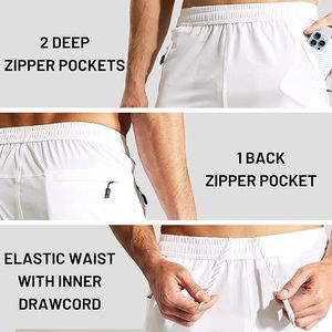 Men's <b>Shorts</b> Casual inner Drawstring <b>Zipper</b> Pockets Elastic Waist band <b>shorts</b> cotton spandex <b>shorts</b> white colour - Product Image 5