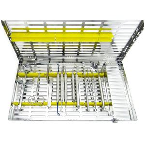 Juegos restauradores de Instrumentos dentales manuales para procedimientos de corona y puente Espejo dental de acero reutilizable - Product Image 1