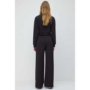 Pantalones Deportivos de Pierna Ancha con Textura Suave, Cintura Ajustable - Product Image 6