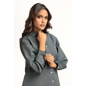 Conjunto Casual de Dos Piezas para Mujer, Twill Teñido IPST-44811 (Top y Pantalones Cortos), Tallas XS y XXS Disponibles - Product Image 4