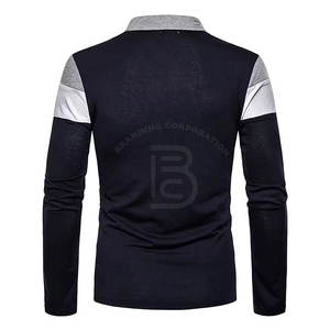 Camiseta Polo de Manga Larga para Hombre de Marca Privada, Tejido Transpirable y Cómodo, Camiseta Polo Extra Grande para Hombre - Product Image 2