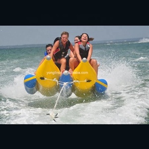 Jouets gonflables de <span class=keywords><strong>mer</strong></span>, Tubes de bâche de poisson volant, jeux d'eau gonflables flottants bateau banane - Product Image 6