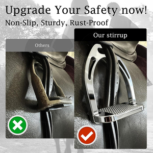 Étriers de sécurité équestres en alliage d'aluminium anodisé léger de qualité supérieure pour l'équitation, le saut d'obstacles et l'équitation - SHER SONS - Product Image 5