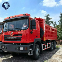 Camion benne d'occasion Shacman F3000 6x4 pour travaux miniers et d'ingénierie, avec caisse de chargement haute capacité, conduite à gauche, pour le transport de sable, charbon et roches